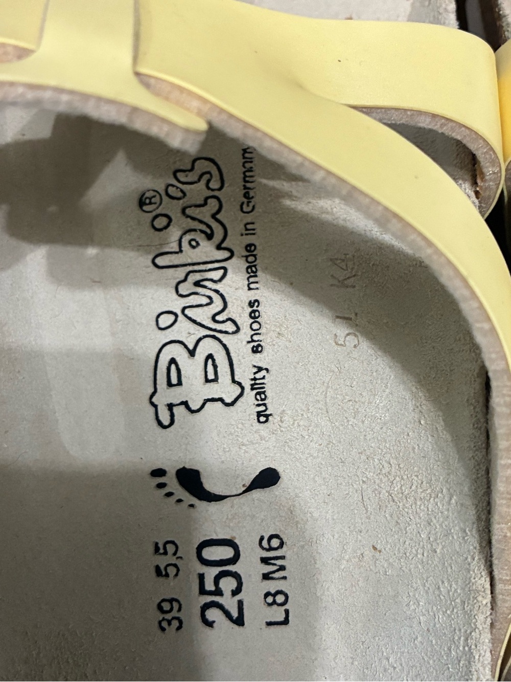Birkenstock Yellow Double-Strap Sandals - Picture 2 of 4